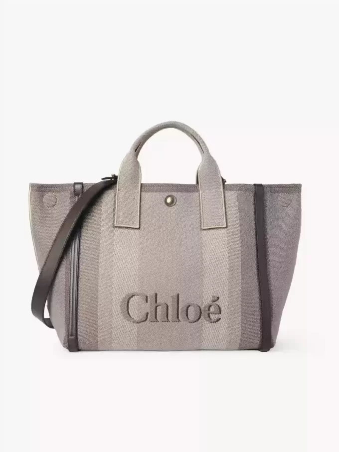 Bolso tote Chloé Carry de lona Bolso tote Chloé Carry de lona