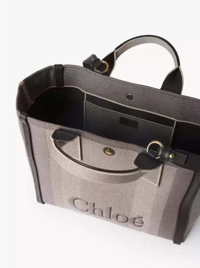 Bolso tote Chloé Carry de lona Bolso tote Chloé Carry de lona