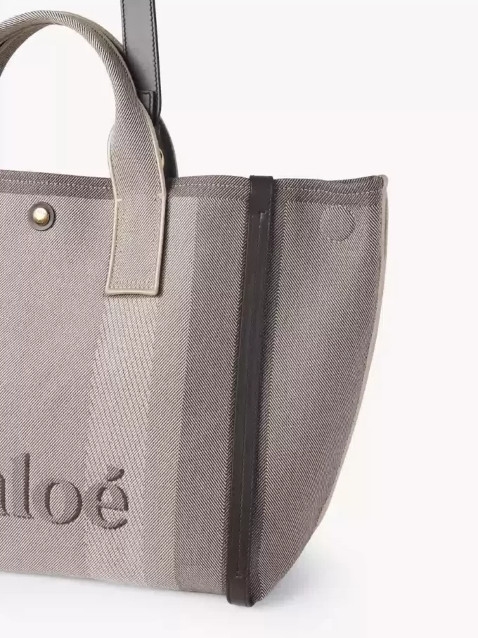 Bolso tote Chloé Carry de lona Bolso tote Chloé Carry de lona