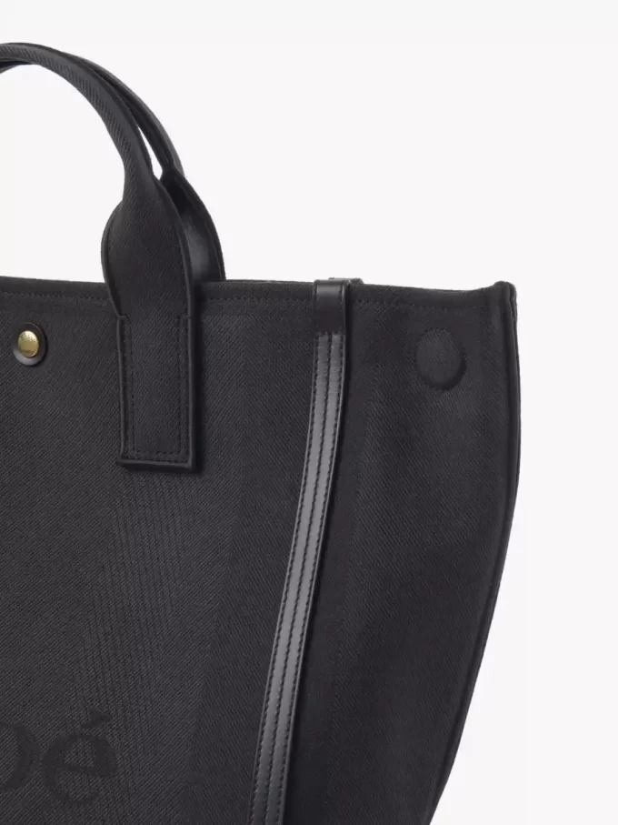 Bolso tote Chloé Carry de lona Bolso tote Chloé Carry de lona