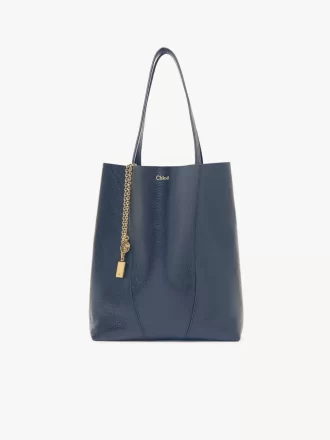 Bolso tote Chloé Spin de piel granulada Bolso tote Chloé Spin de piel granulada