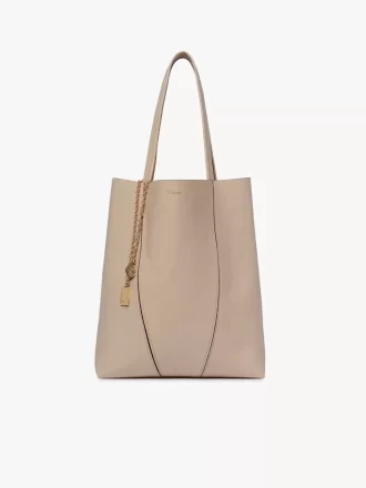 Bolso tote Chloé Spin de piel granulada Bolso tote Chloé Spin de piel granulada