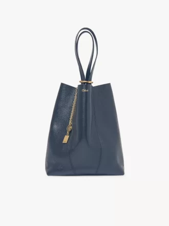 Bolso tote Chloé Spin de piel granulada Bolso tote Chloé Spin de piel granulada