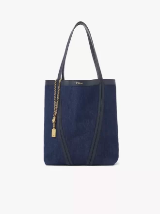 Bolso tote Chloé Spin en denim Bolso tote Chloé Spin en denim