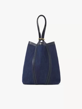 Bolso tote Chloé Spin en denim Bolso tote Chloé Spin en denim