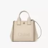 Bolso tote pequeño Chloé Carry de lona Bolso tote pequeño Chloé Carry de lona