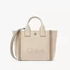 Bolso tote pequeño Chloé Carry de lona Bolso tote pequeño Chloé Carry de lona