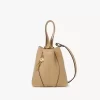 Bolso tote pequeño Chloé Spin de piel granulada Bolso tote pequeño Chloé Spin de piel granulada