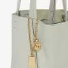 Bolso tote pequeño Chloé Spin de piel granulada Bolso tote pequeño Chloé Spin de piel granulada