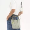 Bolso tote pequeño Chloé Spin de piel granulada Bolso tote pequeño Chloé Spin de piel granulada