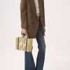 Bolso tote pequeño Woody de piel de oveja Bolso tote pequeño Woody de piel de oveja