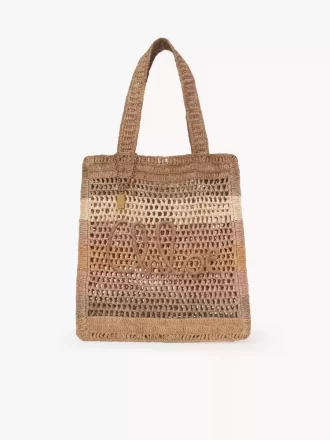 Bolso tote Summer Banana en rafia Bolso tote Summer Banana en rafia