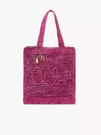 Bolso tote Summer Banana en rafia Bolso tote Summer Banana en rafia
