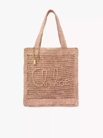 Bolso tote Summer Banana en rafia Bolso tote Summer Banana en rafia