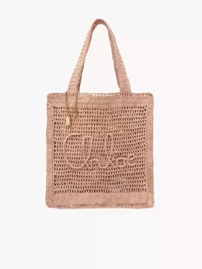 Bolso tote Summer Banana en rafia Bolso tote Summer Banana en rafia
