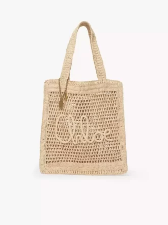 Bolso tote Summer Banana en rafia Bolso tote Summer Banana en rafia