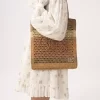 Bolso tote Summer Banana en rafia Bolso tote Summer Banana en rafia
