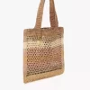 Bolso tote Summer Banana en rafia Bolso tote Summer Banana en rafia