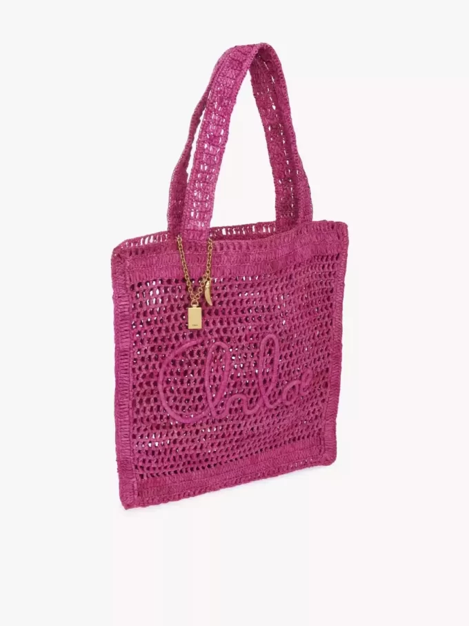 Bolso tote Summer Banana en rafia Bolso tote Summer Banana en rafia