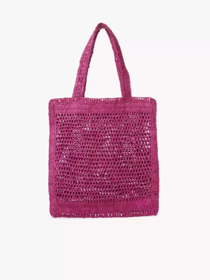 Bolso tote Summer Banana en rafia Bolso tote Summer Banana en rafia