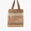Bolso tote Summer Banana en rafia Bolso tote Summer Banana en rafia