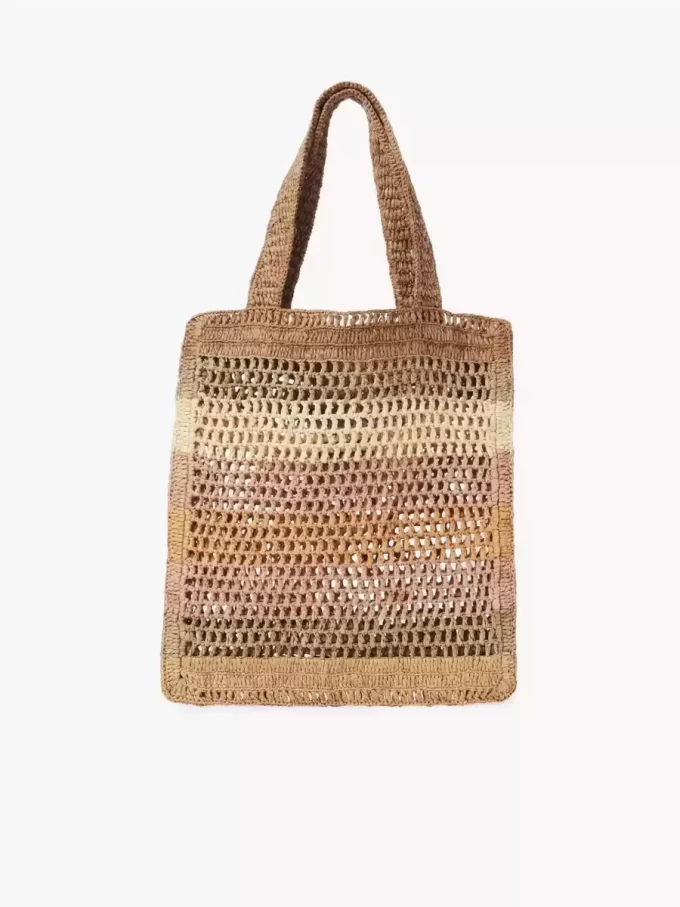 Bolso tote Summer Banana en rafia Bolso tote Summer Banana en rafia