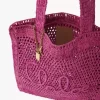 Bolso tote Summer Banana en rafia Bolso tote Summer Banana en rafia