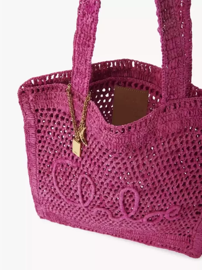 Bolso tote Summer Banana en rafia Bolso tote Summer Banana en rafia