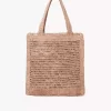 Bolso tote Summer Banana en rafia Bolso tote Summer Banana en rafia