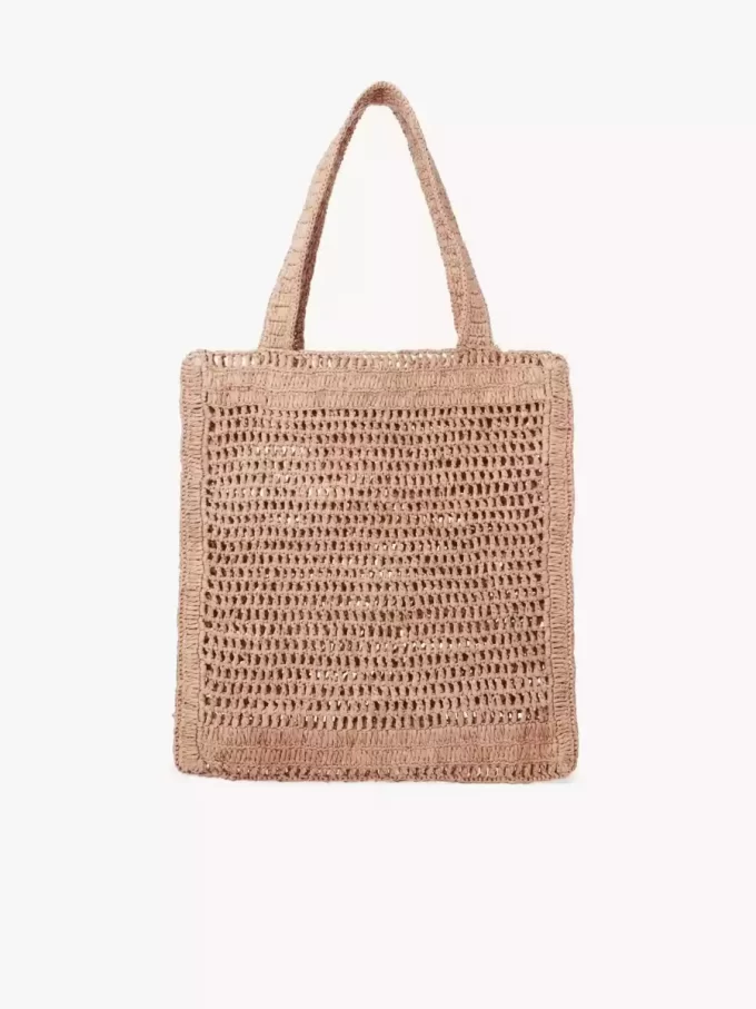 Bolso tote Summer Banana en rafia Bolso tote Summer Banana en rafia