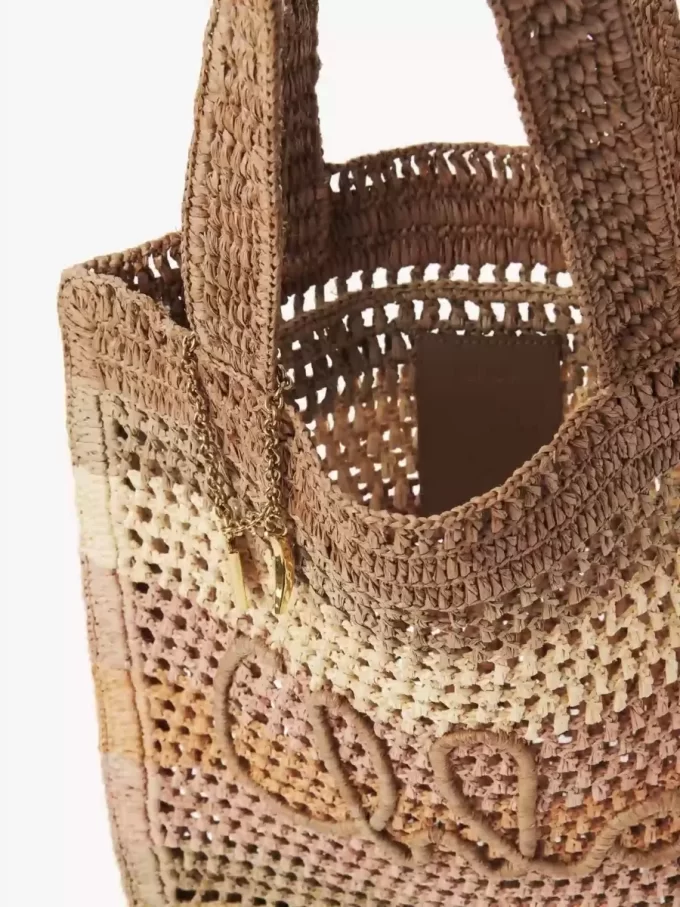 Bolso tote Summer Banana en rafia Bolso tote Summer Banana en rafia