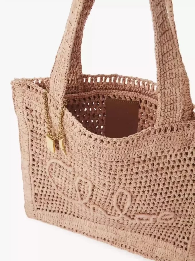 Bolso tote Summer Banana en rafia Bolso tote Summer Banana en rafia