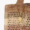 Bolso tote Summer Banana en rafia Bolso tote Summer Banana en rafia