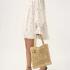 Bolso tote Summer Banana en rafia Bolso tote Summer Banana en rafia