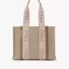 Bolso tote Woody en lino Bolso tote Woody en lino
