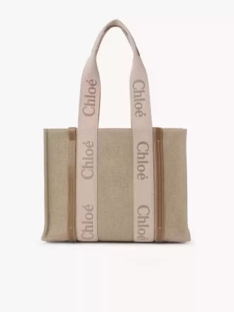 Bolso tote Woody en lino Bolso tote Woody en lino