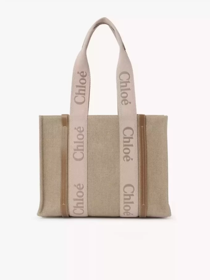 Bolso tote Woody en lino Bolso tote Woody en lino