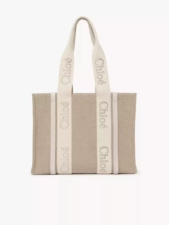 Bolso tote Woody en lino Bolso tote Woody en lino