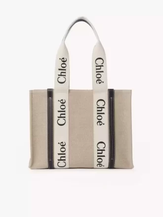 Bolso tote Woody en lino Bolso tote Woody en lino