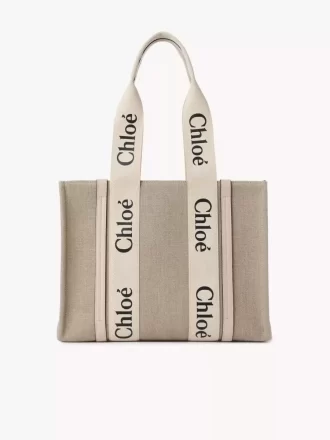 Bolso tote Woody en lino Bolso tote Woody en lino