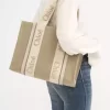 Bolso tote Woody en lino Bolso tote Woody en lino