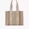 Bolso tote Woody en lino Bolso tote Woody en lino