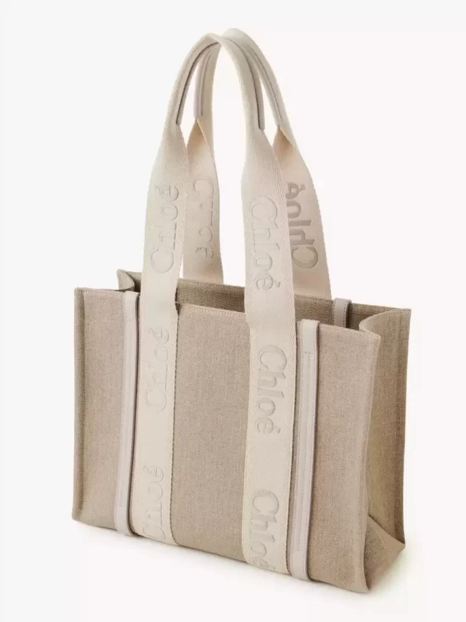 Bolso tote Woody en lino Bolso tote Woody en lino