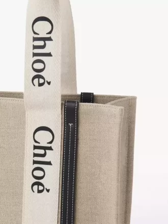 Bolso tote Woody en lino Bolso tote Woody en lino
