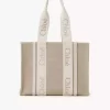 Bolso tote Woody en lino Bolso tote Woody en lino
