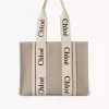 Bolso tote Woody en lino Bolso tote Woody en lino