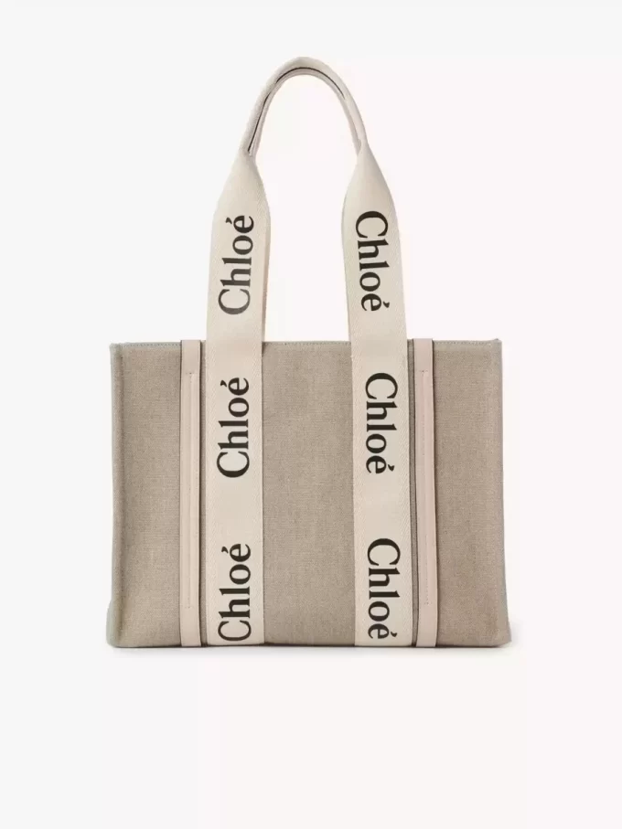 Bolso tote Woody en lino Bolso tote Woody en lino