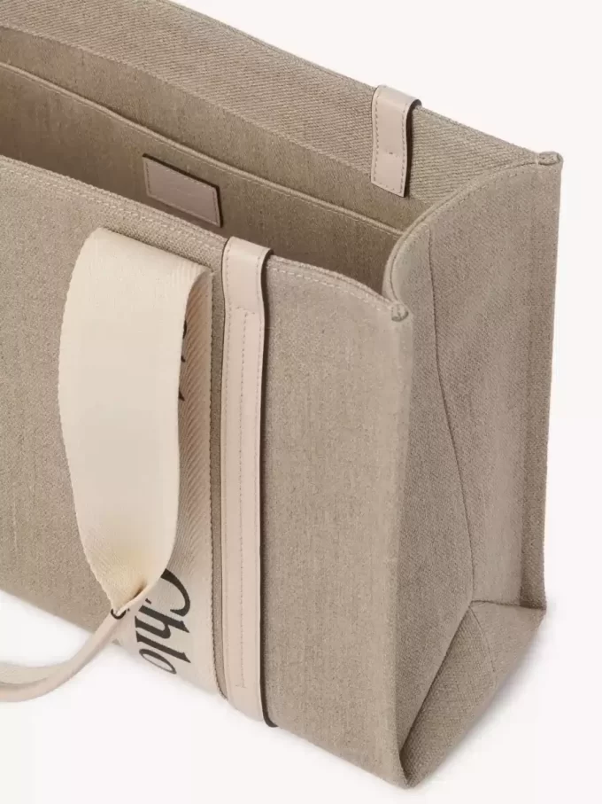 Bolso tote Woody en lino Bolso tote Woody en lino