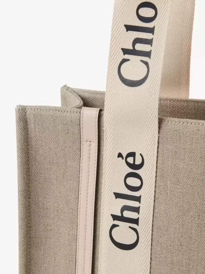 Bolso tote Woody en lino Bolso tote Woody en lino