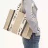 Bolso tote Woody en lino Bolso tote Woody en lino